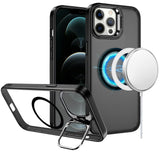 iPhone 12 Pro Max Black Metallic Magnetic Hybrid Case