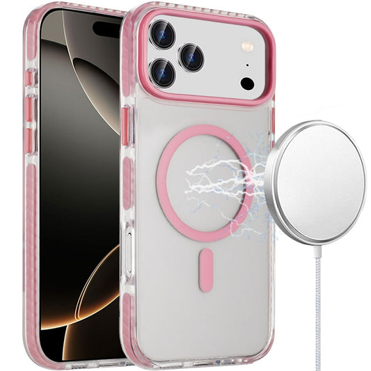 iPhone 17 Pro Pink Magnetic Ring Case