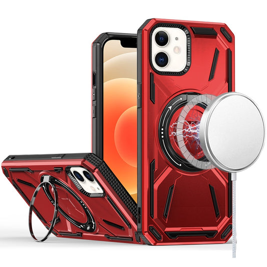 iPhone 12/12 Pro Red Loop 360° Kickstand Hybrid Case