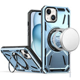 iPhone 15 Light Blue Loop 360° Kickstand Case