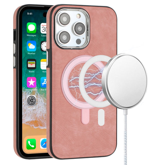 iPhone 15 Pink Vegan Chrome Edge Case