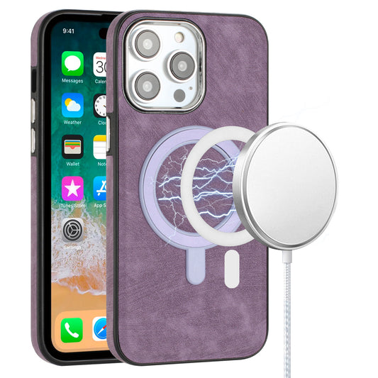 iPhone 15 Purple Vegan Chrome Edge Case