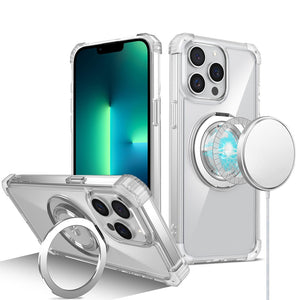 iPhone 13 Pro Max Clear 360 Magnetic Shield Case