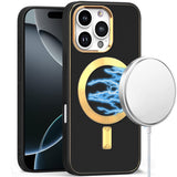 iPhone 16 Pro Max 6.9 inch Ultimate Quality PU Leather Hybrid Case - Black