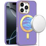 iPhone 16 Pro Max 6.9 inch Ultimate Quality PU Leather Hybrid Case - Light Purple