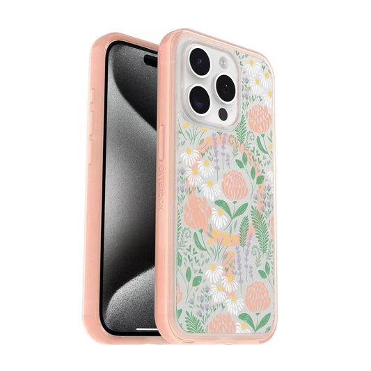 OtterBox iPhone 15 Pro Max Symmetry – Peachy Bloom