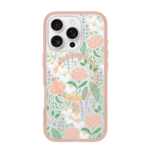 OtterBox iPhone 16 Pro Symmetry – Peachy Bloom