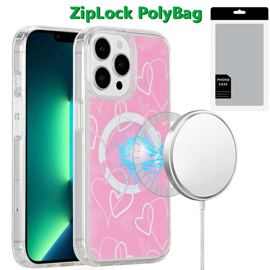 iPhone 13 Pro Max Hearts Magnetic UV Case