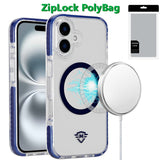 iPhone 16 Plus 6.7 - Magnetic 3in1 Thick Space Hybrid Case - Blue