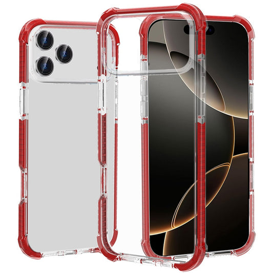 iPhone 17 Pro Max Acrylic ShockProof Case - Red