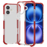 iPhone 17 Transparent ShockProof Case - Red