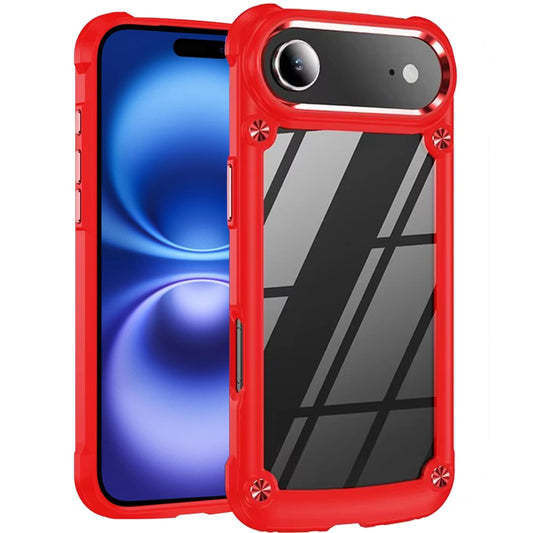 iPhone 17 Air CaseX Transparent Hybrid - Red