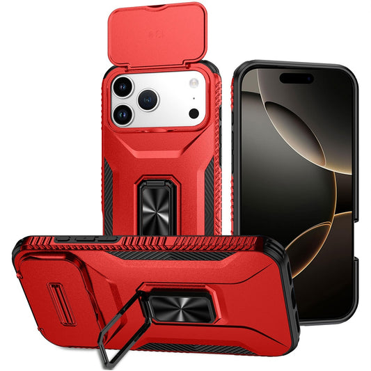 iPhone 17 Pro Red Magnetic Ring Case