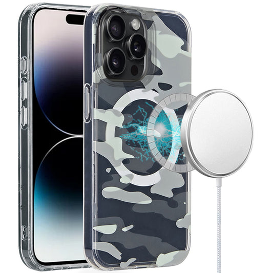 iPhone 14 Pro Max Green Camo IMD Hybrid Case