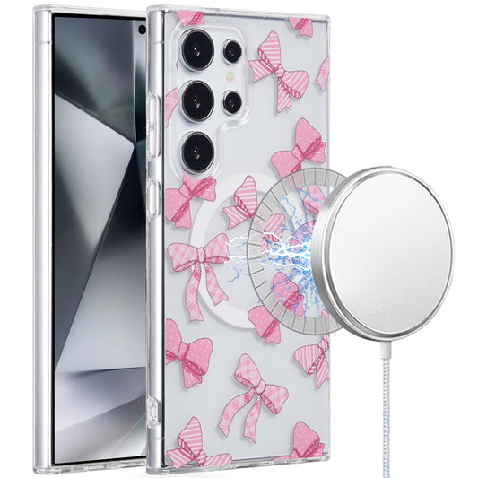 Samsung S24 Ultra Bow Knot IMD TPU Magnetic Case