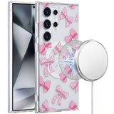 Samsung S24 Ultra Bow Knot IMD TPU Magnetic Case