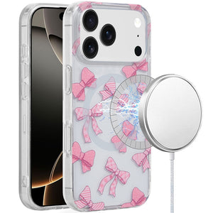 iPhone 17 Pro Bow Knot Magnetic Case