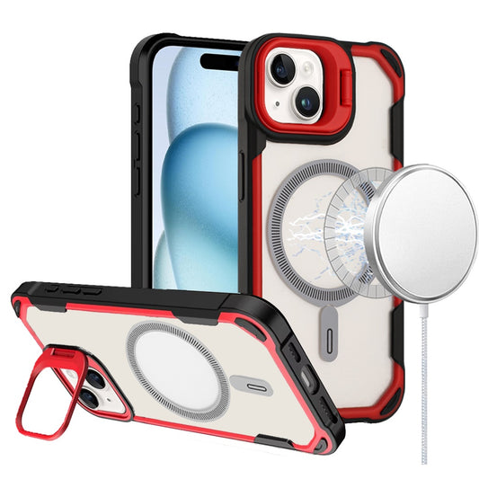 iPhone 15 Red FUN Magnetic Hybrid Case