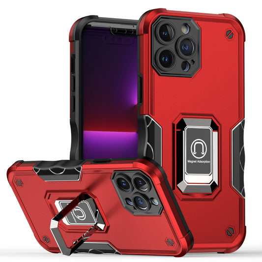 iPhone 11 Pro Max Red OPTIMUM Ring Stand Hybrid Case