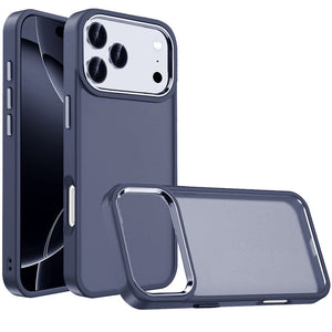 iPhone 17 Pro Max Polished Acrylic Hybrid Case - Dark Blue