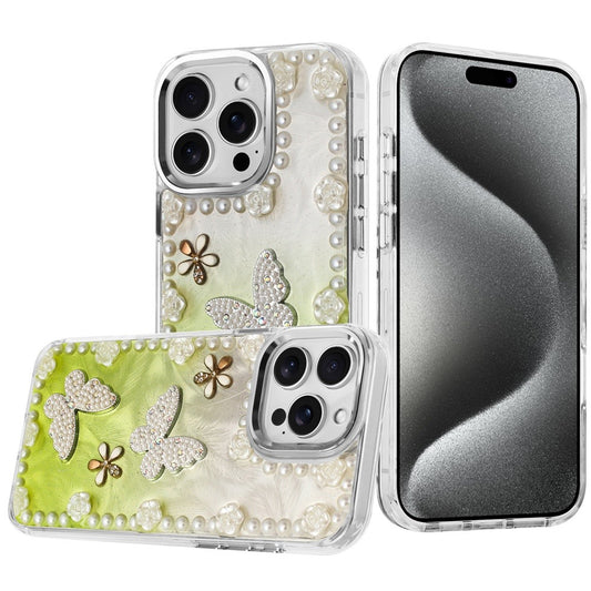 iPhone 15 Pro Max Pearl Glitter Chrome Case 1
