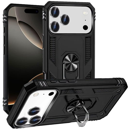 iPhone 17 Pro Max Kickstand Hybrid Case - Black
