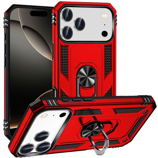 iPhone 17 Pro Max Kickstand Hybrid Case - Red
