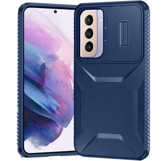 Samsung S21/S30 Dark Blue U Design Camera Window Hybrid Case
