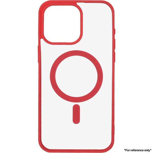 Samsung S24 Ultra Frosted Acrylic Magnetic Case Red - CellularPort