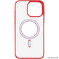 Samsung S24 Ultra Frosted Acrylic Magnetic Case Red - CellularPort