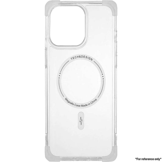 Samsung S24 Ultra Frosted Four-Corner Anti-Fall Magnetic Shell Case Clear - CellularPort