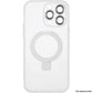 Iphone 15 Hardware Eagle Eye CD Pattern+ Leaf Bracket Color Transmission Case White - CellularPort