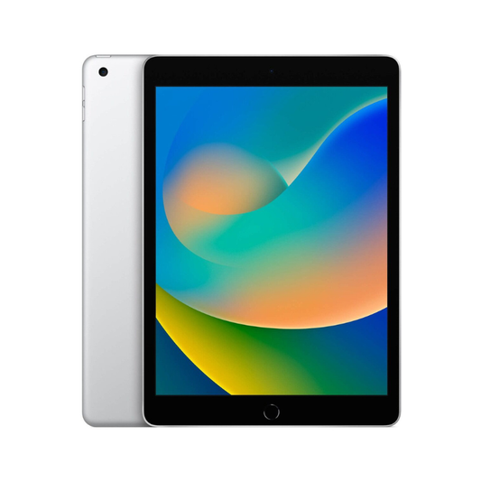 Apple iPad 9th Gen 64GB Wi-Fi & Cellular Silver Unlocked