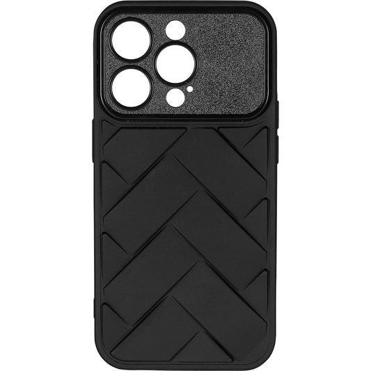 IPhone 15 Pro Woven Pattern Case Black