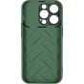 IPhone 15 Woven Pattern Case Green - CellularPort