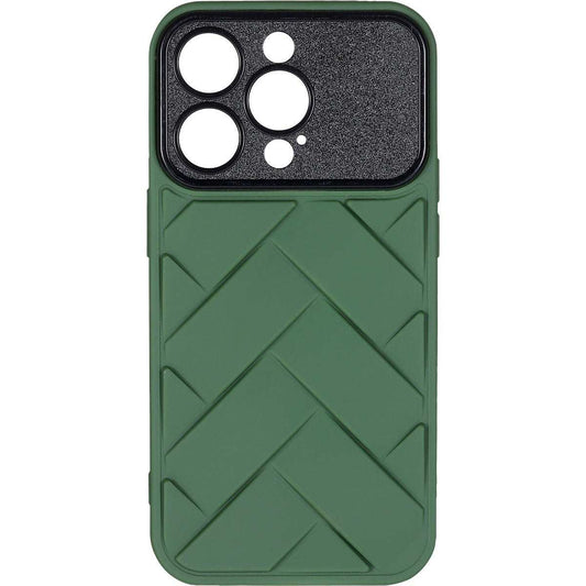 IPhone 15 Woven Pattern Case Green - CellularPort