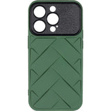 IPhone 15 Woven Pattern Case Green - CellularPort