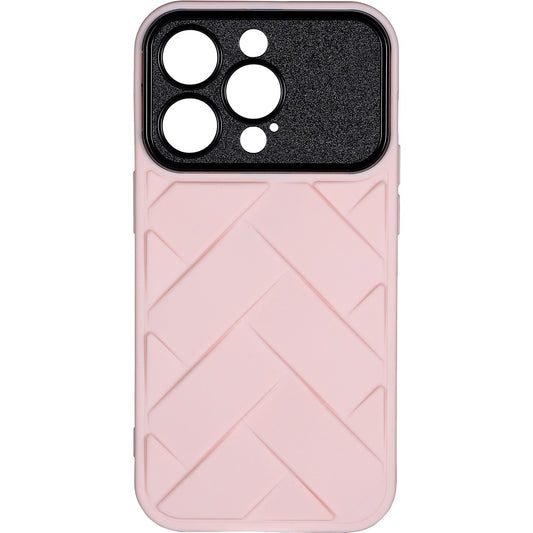 IPhone 15 Pro Woven Pattern Case Pink