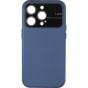 IPhone 15 Pro Max Large Glass Window Case Dark Blue