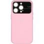 IPhone 15 Pro Max Large Glass Window Case Pink