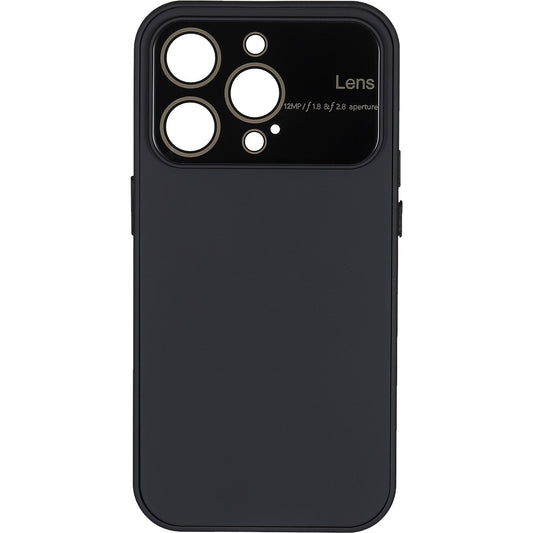 IPhone 15 Pro Large Glass Window Case Black