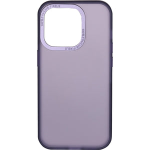 iPhone 15 Pro Max Translucent Case Purple