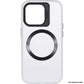 Samsung S24 ultra Lens holder transparent CD pattern case White - CellularPort