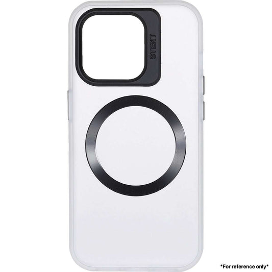 Samsung S24 ultra Lens holder transparent CD pattern case White - CellularPort
