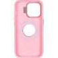 IPhone 15 Lens Holder Solid Color + Iron Plate + Magnifying Glass Case Pink - CellularPort