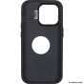 IPhone 15 Lens Holder Solid Color + Iron Plate + Magnifying Glass Case Black - CellularPort