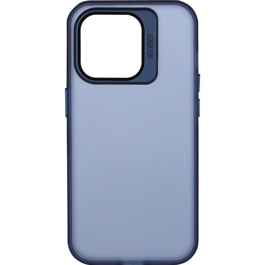 IPhone 15 Pro Lens Holder Transparent Case Blue