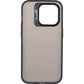 IPhone 15 Pro Lens Holder Transparent Case Black - CellularPort