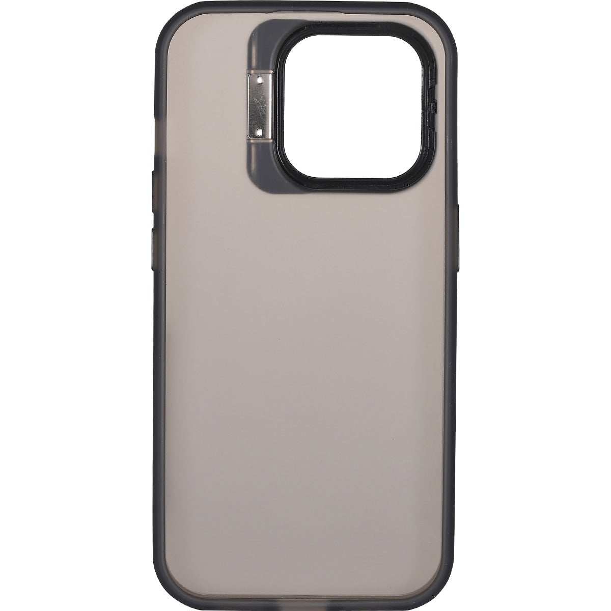 IPhone 15 Pro Lens Holder Transparent Case Black - CellularPort