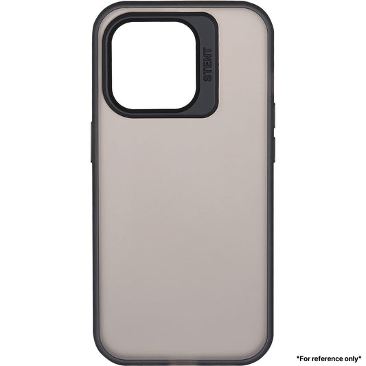 Iphone 15 Pro Max Lens holder transparent case Black